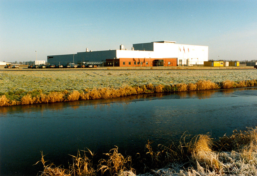 Het fabrieksgebouw in Sappemeer.