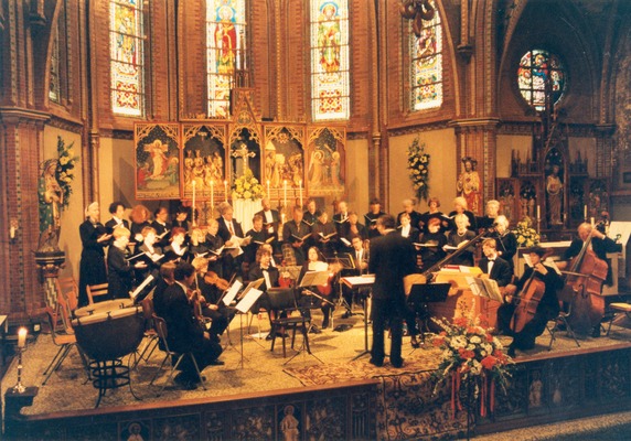 Orkest in de kerk in 1995