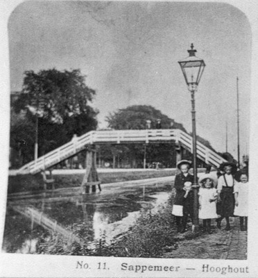 hooghout in Sappemeer omstreeks 1900-1910.