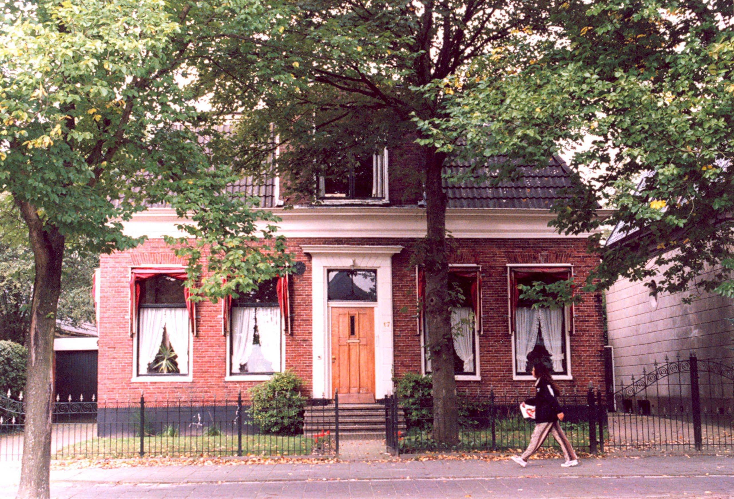 het huis waarin burgemeester Salet woonde aan de Noorderstraat 17 te Sappemeer.